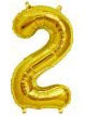 SKS Anagram Number Balloons - Gold 34 " Letters/Numbers