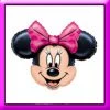 SKS Large Shape 28" Minnie Mouse Head SuperShape Balloon