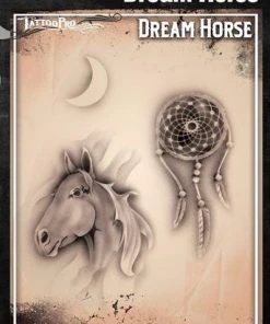 ProAiir Wiser's Dream Horse AirBrush Tattoo Pro Stencil