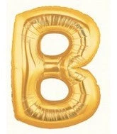 SKS Letter Balloons - Gold 36" 5 SKS Letter Balloons - Gold 36"