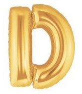 SKS Letter Balloons - Gold 36" 7 SKS Letter Balloons - Gold 36"