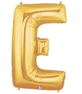 SKS Letter Balloons - Gold 36" 8 SKS Letter Balloons - Gold 36"