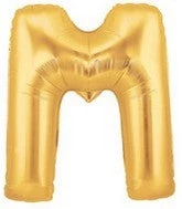 SKS Letter Balloons - Gold 36" 16 SKS Letter Balloons - Gold 36"