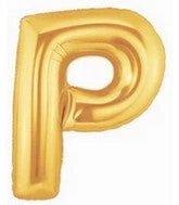 SKS Letter Balloons - Gold 36" 19 SKS Letter Balloons - Gold 36"