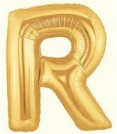 SKS Letter Balloons - Gold 36" 21 SKS Letter Balloons - Gold 36"
