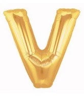 SKS Letter Balloons - Gold 36" 25 SKS Letter Balloons - Gold 36"