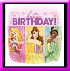 SKS 18" Square Disney Princess Foil Balloon