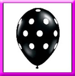 SKS 11" Polka Dot Latex Balloon, Assorted Colours