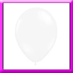 SKS 11" Diamond Clear Latex Balloon
