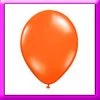 SKS 11" Orange Latex Balloon