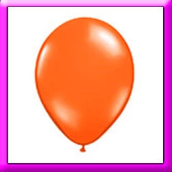 SKS 11" Orange Latex Balloon 3 SKS 11" Orange Latex Balloon