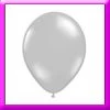 SKS 11" Chrome Silver Latex Balloon