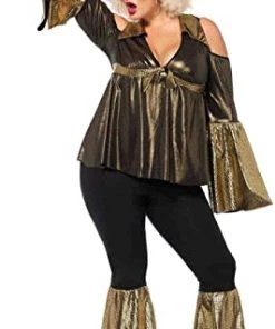 Leg Avenue Plus Size Costume Disco Diva 70's Plus Size Halloween Costumes