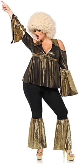 Leg Avenue Plus Size Costume Disco Diva 70's Plus Size Halloween Costumes 3 Leg Avenue Plus Size Costume Disco Diva 70's Plus Size Halloween Costumes