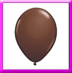 SKS 11" Chocolate Brown Latex Balloon