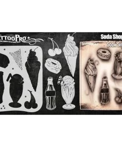 ProAiir Wiser's Soda Shoppe Tattoo Pro Stencil Wiser's Tattoo Pro Stencils