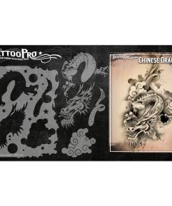 ProAiir Wiser's Chinese Dragon Tattoo Pro Stencil