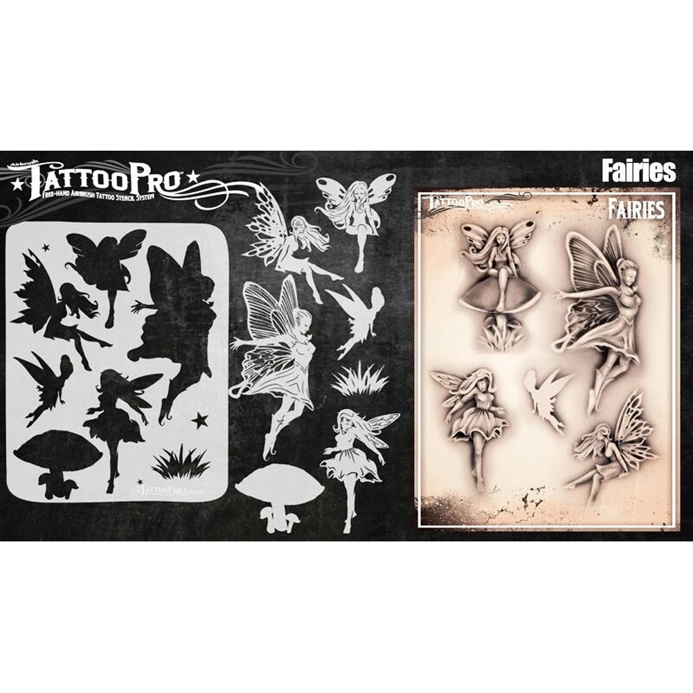 ProAiir Wiser's Tattoo Pro Stencils Wiser's Fairies Tattoo Pro Stencil 4 ProAiir Wiser's Tattoo Pro Stencils Wiser's Fairies Tattoo Pro Stencil