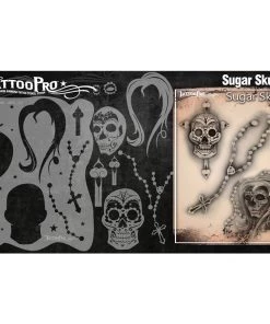 ProAiir Wiser's Tattoo Pro Stencils Wiser's Sugar Skulls Tattoo Pro Stencil 2