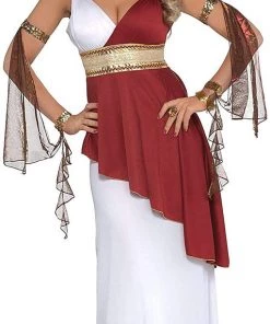 Dotsy's Entertainment Co. Women's Costumes Amscan Adult Imperial Empress ADult HAlloween Costume - Small (2-4), Red
