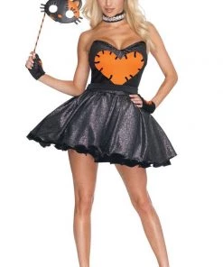 Dotsy's Entertainment Co. Secret Wishes Scaredly Cat Adult Halloween Costume