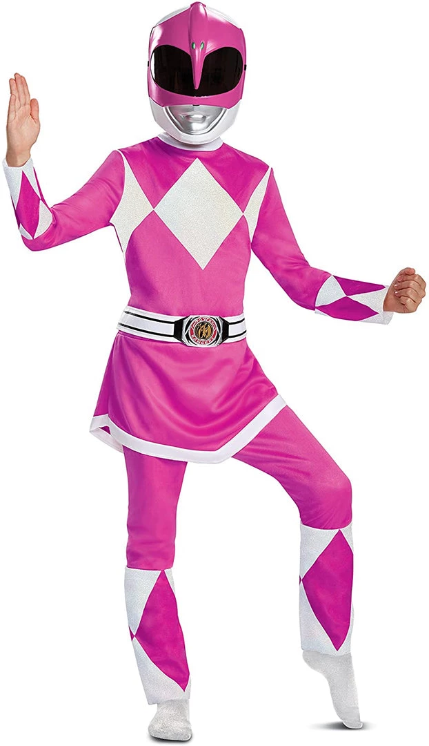 Disguise Pink Ranger Deluxe Child Small 4-6 Superhero 3 Disguise Pink Ranger Deluxe Child Small 4-6 Superhero