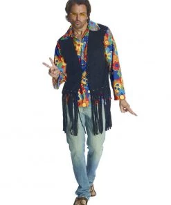 Dotsy's Entertainment Co. Rubies Costume Heroes And Hombres Adult Flower Power Halloween Costume Vest Men's Costumes