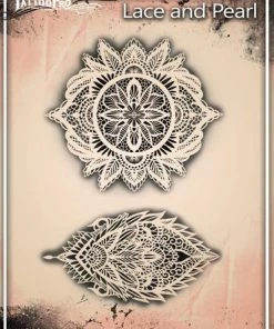 ProAiir Wiser's Lace & Pearls Tattoo Pro Stencil 2 Wiser's Tattoo Pro Stencils