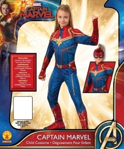 Rubies Rubie's Captain Marvel Costume Kid's Size 8-10