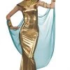 Dotsy's Entertainment Co. Rubies Costume Deluxe Goddess Cleopatra Empress Of Egypt Halloween Costume, Gold, Adult Standard