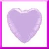 Anagram 18" LIGHT Purple LAVENDER Heart Foil Balloon The Valentine's Day Collection