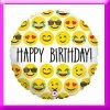 SKS 18" Emoji Balloon - Happy Birthday 1 SKS 18" Emoji Balloon - Happy Birthday