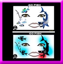 ProAiir Go Fish Stencil Eyes - Child