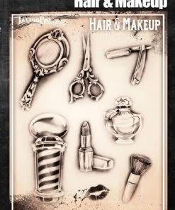 ProAiir Wiser's Hair And Makeup Tattoo Pro Stencil