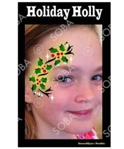 ProAiir Profiles Christmas Holiday Holly - Profile Stencil