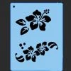 ProAiir Quick EZs QEZ Stencil - Hibiscus Flower