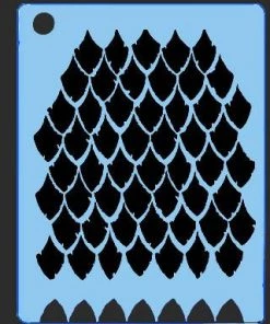 ProAiir QEZ Stencil - Dragon Scales