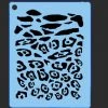 ProAiir Quick EZs QEZ Stencil - Jaguar Texture