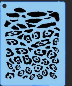 ProAiir Quick EZs QEZ Stencil - Jaguar Texture