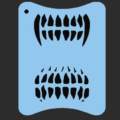 ProAiir QEZ Stencil - Teeth 3 ProAiir QEZ Stencil - Teeth