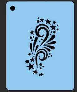ProAiir QEZ Stencil - Stars & Swirls