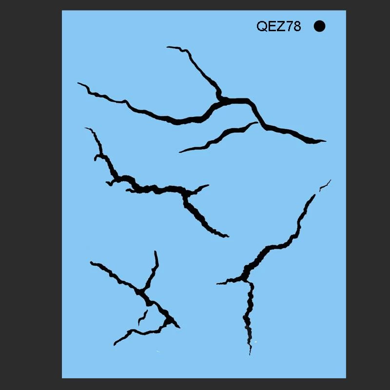 ProAiir QEZ Stencil - SMALL CRACKS Quick EZs 3 ProAiir QEZ Stencil - SMALL CRACKS Quick EZs