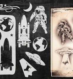 ProAiir Wiser's Space Tattoo Pro Stencil