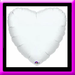 SKS 18" Ivory Heart Foil Balloon The Valentine's Day Collection 3 SKS 18" Ivory Heart Foil Balloon The Valentine's Day Collection