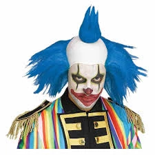 Dotsy's Entertainment Co. Fun World Twisted Clown Adult Hair Halloween Costume Accessory
