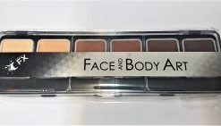 KW Magic Cheek Fx 6 Colour Flesh / Skin Palette