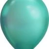 SKS Chrome Green 11" Latex Balloon 2 SKS Chrome Green 11" Latex Balloon