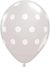 SKS Clear Polka Dot 16" Latex Balloon