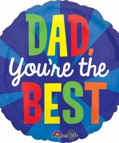 SKS DAD YOURE THE BEST 18" Foil Balloon