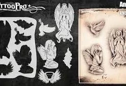 ProAiir Wiser's Angels Tattoo Pro Stencil